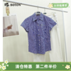 【第2件半价！尾货清仓不退换】波顿女士格仔短袖衬衫LS363 商品缩略图0