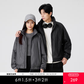 gxg.jeans男装【男女同款】25冬款棉服时尚潮流百搭日常通勤青少年面包服外套K&C