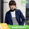 波顿女士秋冬季美式休闲经典英伦风中长款系带风衣LJ906323 商品缩略图0