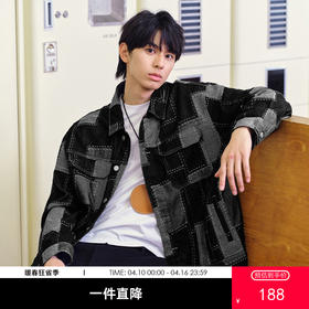 gxg.jeans男装  春季热卖翻领牛仔夹克JHF1E800561