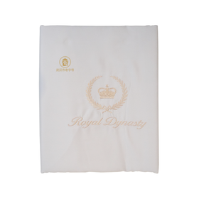 【武汉】银鹏汉棉全棉四件套色布绣花系列浅灰/深灰色（被套：200*230cm,床单250*250cm,枕套2个：48*74cm）