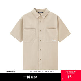 gxg.jeans男装 夏季热卖翻领短袖衬衫JEX12300972