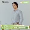 波顿男士春秋季修身格仔长袖衬衫｜腰身收得恰到好处，车工扎实不走形，穿久了依然合意MS171126 商品缩略图0