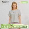 波顿女士圆领短袖净色T恤简约透气休闲LT360226 商品缩略图0