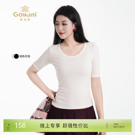 【三色可选】乔万尼新品修身显瘦大圆领短袖T恤EZ2C143
