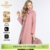 【100%绵羊毛】【无领结】乔万尼流行外套女冬修身直筒气质淑女双面羊毛呢子大衣女过膝长款EB4A029 商品缩略图0