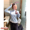 <曾小咸推荐>3.22现货秒杀 ！微信超特价！韩系蕾丝边针织衫t 日常119.99 立减60 秒杀59.99！！ 商品缩略图0
