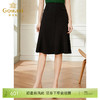 乔万尼黑色半身裙春款a裙包臀显瘦遮胯职业小香风EI1D908 商品缩略图0