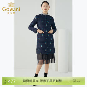 乔万尼轻薄保暖中长款双面穿羽绒服EB4T168