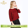 乔万尼羊毛针织衫女 春冬季新款宽松大码长袖上衣套头短款毛衣EB3M297 商品缩略图0