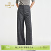 乔万尼新品高级感老钱风高智穿搭直筒显瘦长裤EZ3F148 商品缩略图0