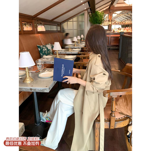 <曾小咸推荐>3.23现货秒杀 ！微信超特价！美拉德中长款风衣外套 日常329.99 立减160 秒杀169.99！！ 商品图0