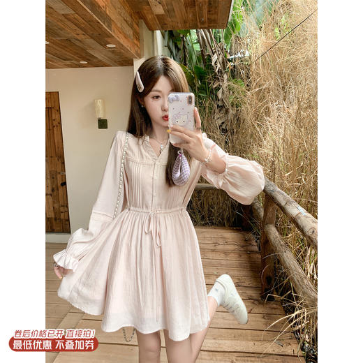 <曾小咸推荐>3.21现货秒杀 ！微信超特价！法式长袖连衣裙 日常219.99 立减120 秒杀99.99！！ 商品图0