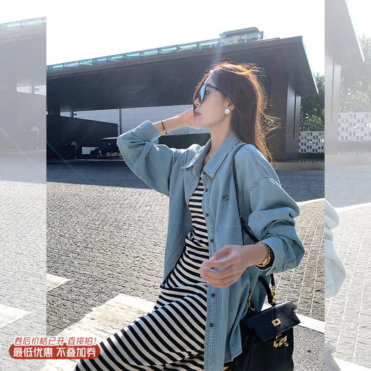 <曾小咸推荐>2.24现货秒杀 ！微信超特价！复古翻领牛仔衬衫 日常199.99 立减110 秒杀89.99！！休闲裤 秒杀69.99！！ 商品图0