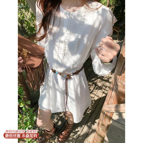 <曾小咸推荐>4.5现货秒杀 ！微信超特价！花边连衣裙（不送腰带） 日常209.99 立减100 秒杀109.99！！纯色马甲  秒杀59.99！！