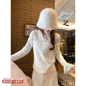 <曾小咸推荐>3.23现货秒杀 ！微信超特价！ 半高领蕾丝针织打底衫 日常159.99 立减70 秒杀89.99！！ 毛绒外套 秒杀139.99！！