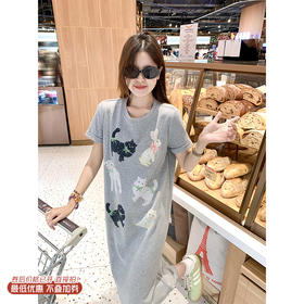 <曾小咸推荐>3.26现货秒杀 ！微信超特价！动物印花连衣裙 日常159.99 立减90 秒杀69.99！！