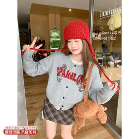 <曾小咸推荐>2.27现货秒杀 ！微信超特价！韩系圆领毛针织开衫 日常219.99 立减130 秒杀89.99！韩系复古格子半身裙（短款）秒杀69.99！！