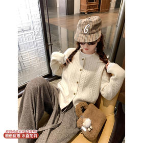 <曾小咸推荐>3.18现货秒杀 ！微信超特价！韩系2色麻花针织毛衣 日常169.99 立减80 秒杀89.99！！休闲裤 秒杀79.99