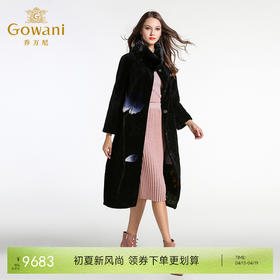 乔万尼冬季皮草外套两面穿水貂毛领EN4P155