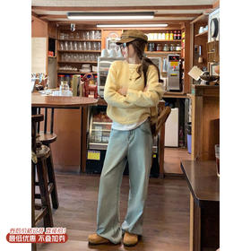 <曾小咸推荐>4.2现货秒杀 ！微信超特价！韩系卷边领口毛衣 日常169.99 立减80 秒杀89.99！！