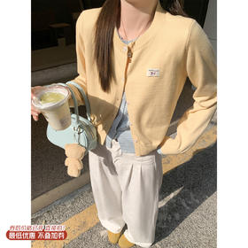 <曾小咸推荐>3.11现货秒杀 ！微信超特价！韩系假两件针织开衫 日常229.99 立减140 秒杀89.99！！