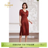乔万尼新款连衣裙重工压褶设计收腰显瘦EM2E727 商品缩略图0