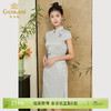 乔万尼新中式改良版旗袍连衣裙收腰重工提花设计ET3E673 商品缩略图0