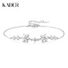 卡蒂罗KADER 雪绒花系列 925银浪漫雪花梦幻百搭小众清冷感时尚可调节拼接链 镶嵌满钻闪耀 商品缩略图0