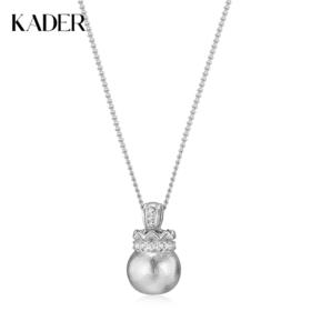 卡蒂罗KADER 财满钱袋项链 新中式可爱925银转运钱袋造型设计财运满满#好运可调节锁骨链 优雅气质温柔时尚