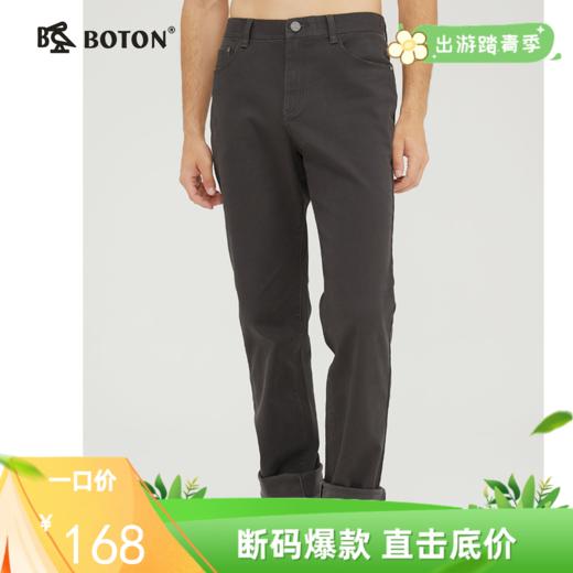 波顿秋冬季休闲裤加厚商务男士直筒修身运动长裤子ME775321 商品图0