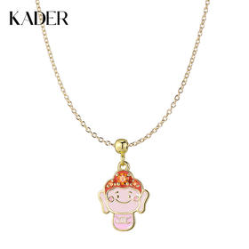 密密主×卡蒂罗KADER联名款 可自由DIY专属叠戴风格 五福临门福佑好运心想皆成 铜 项链