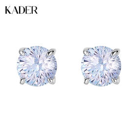卡蒂罗KADER 极光烟花耳钉  925银幻彩蓝紫调爆闪华子清冷ins风高级氛围感耳钉 百搭甜美气质款养耳洞配饰闪耀吸睛