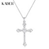 卡蒂罗KADER  流光十字架项链  925银欧美美式流光十字架造型设计轻奢小众百搭锁骨链#平安顺遂 简约时尚穿搭配饰 商品缩略图0