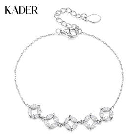 卡蒂罗KADER 财运连连手链  925银新中式国潮节节高升复古吉祥如意招财铜钱财源滚滚 古风轻奢小众#好运