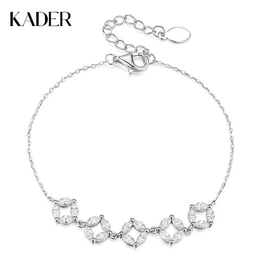 卡蒂罗KADER 财运连连手链  925银新中式国潮节节高升复古吉祥如意招财铜钱财源滚滚 古风轻奢小众#好运 商品图0
