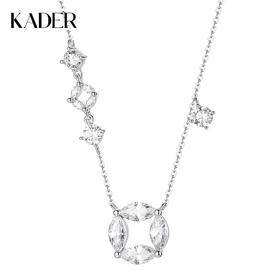 卡蒂罗KADER 圆满钱币项链  925银新中式国潮财运亨通钱多多幸运钱纹优雅时尚小众设计 聚财纳福 好运相伴