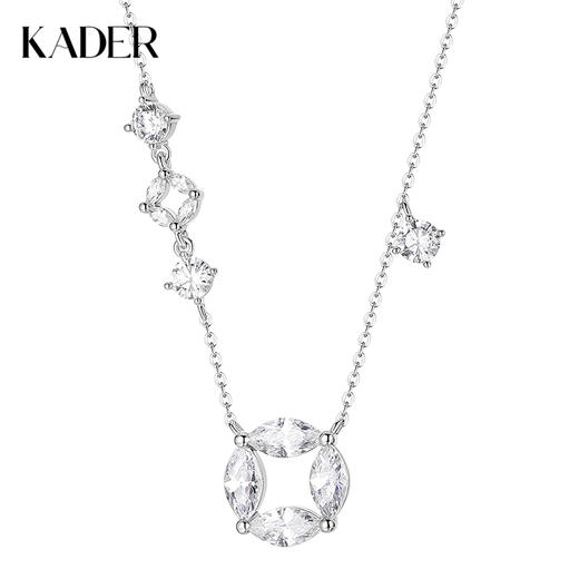 卡蒂罗KADER 圆满钱币项链  925银新中式国潮财运亨通钱多多幸运钱纹优雅时尚小众设计 聚财纳福 好运相伴 商品图0