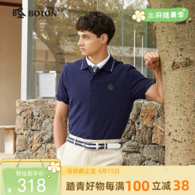 波顿男士春夏短袖POLO衫高端美式休闲保罗t恤MT005224