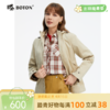 [不易皱]波顿春秋季女士美式休闲连帽短款夹克外套LJ929125 商品缩略图0
