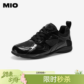 MIO米奥赛车鞋圆头系带板鞋复古德训鞋运动休闲女鞋M251588693