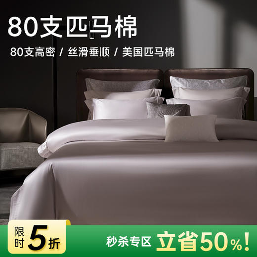 臻品80支匹马棉四件套(毕萝) 商品图0