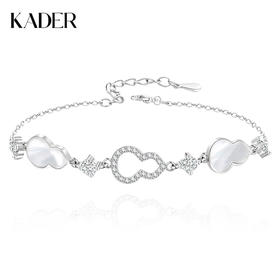 卡蒂罗KADER 福禄葫芦手链  925银 新中式国潮复古招财纳福转运上岸吉祥纳福可调节拼接链 精致轻奢百搭显白#好运