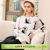 乔万尼秋季小企鹅图案羊毛针织衫时尚长袖圆领毛针织衫女EN3M409 商品缩略图0