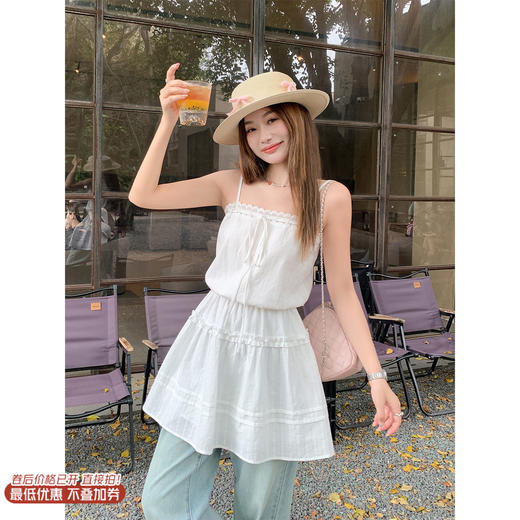 <曾小咸推荐>4.15现货秒杀 ！微信超特价！韩系无袖吊带连衣裙 日常209.99 立减110 秒杀99.99！！ 商品图1