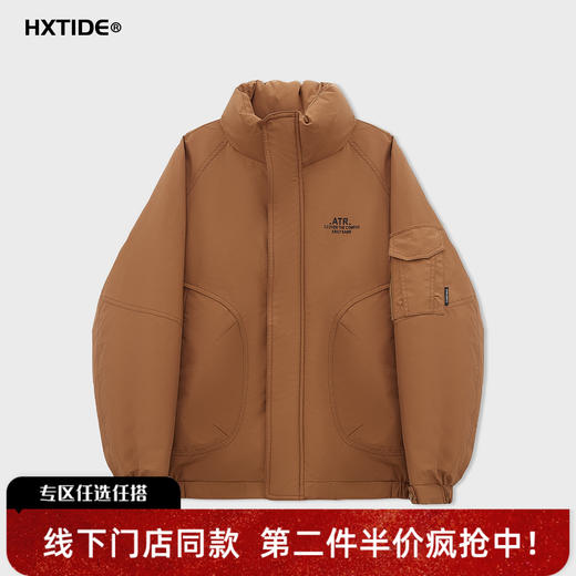 【新品上新】HX 冬季短款立领羽绒服S100544200101 商品图0