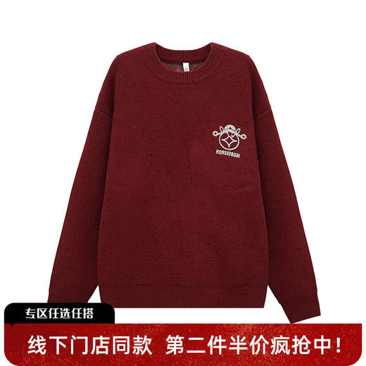 【新品上新】HX 春季圆领毛衫C107610007101 商品图0
