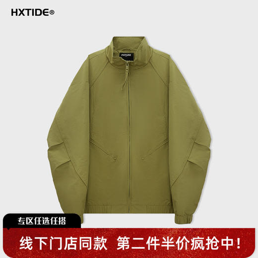 【新品上新】HX 春季立领茄克衫S105611056101/02 商品图0