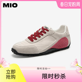 MIO米奥鹦鹉德训鞋老钱风复古阿甘鞋内增高4cm女鞋M254521020