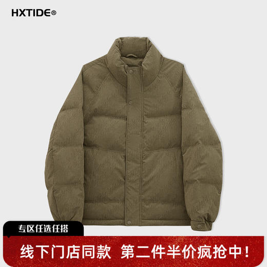 【新品上新】HX 冬季短款立领羽绒服Y100540022101 商品图0